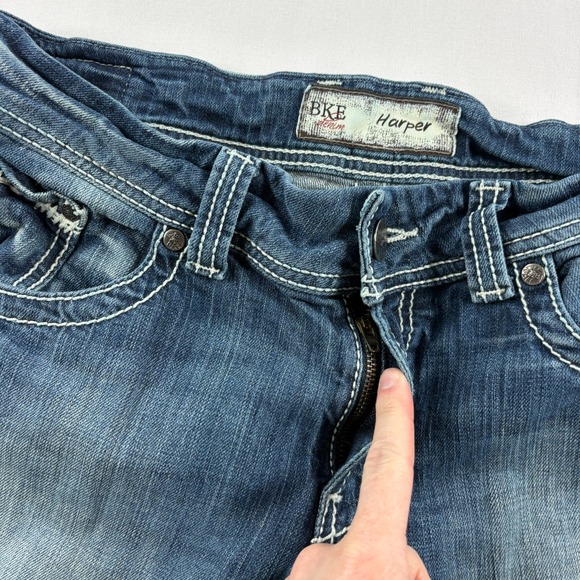 BKE Jeans Womens Size 32 Blue Harper Bootcut Stretch Denim - Picture 4 of 14
